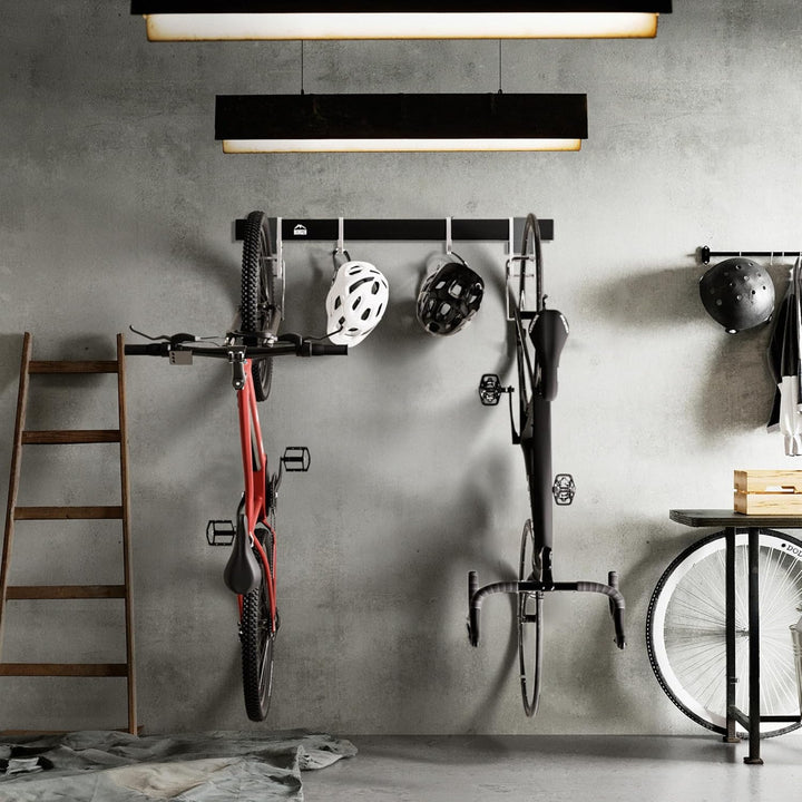 Borgen Fahrrad Wandhalterung Vertikal geeignet für alle Fahrräder, wie z.B. E Bike, Mountainbike, Re