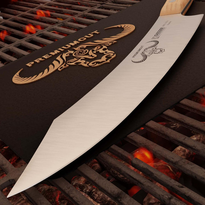 GIESSER seit 1776 - Made in Germany - Kochmesser Olivenholz 30 cm, PremiumCut Barbecue No 1, rostfre