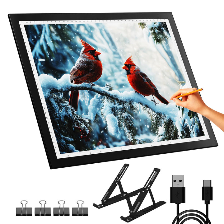Diamant-Malerei-Lichtblock mit Ständer, 2. Generation, Tracking-Licht, Zeichen-Lichtbox, Anti-Mistou