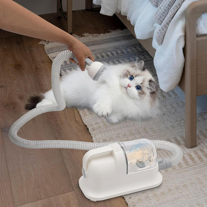 3-in-1-Pet Haarschneider – Rasieren | Kämmen & Saugen – 11800 Pa – Leise