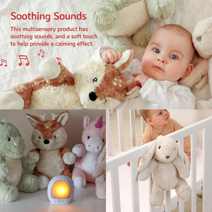 Cloud.b LoveLight™ Buddies - Billy der Hase | Beruhigende Klänge | Sprachaufnahme | Shake & Play | S