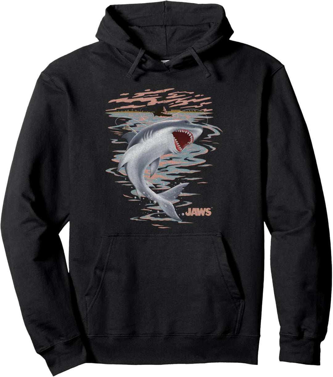 Jaws Catch Of The Day Portrait Pullover Hoodie
