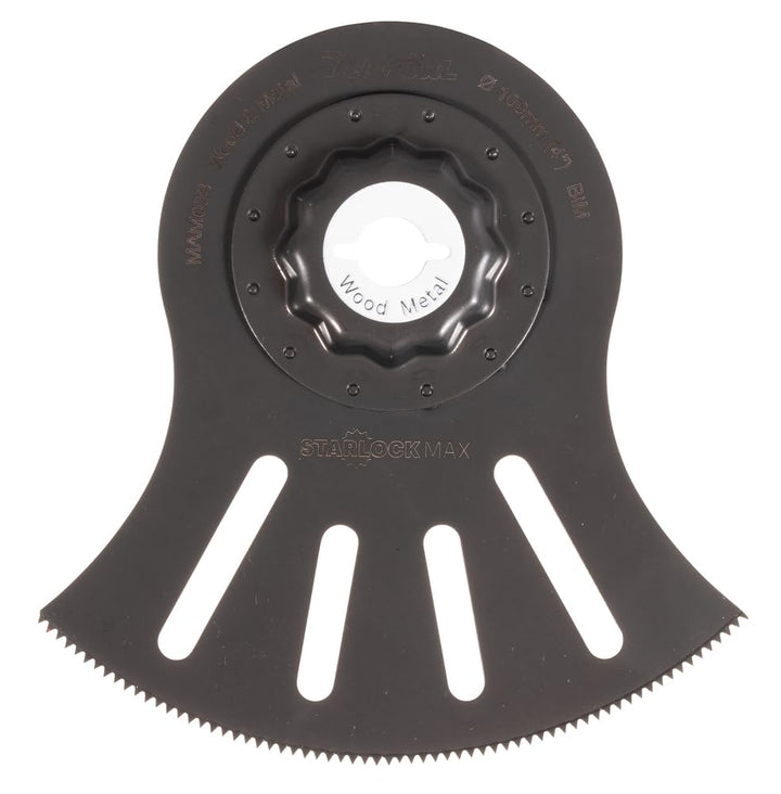 Makita B-66422 Starlock Max BiM Segmentsägeblatt 100 mm MAM003 wood and metal, für Holz, Holz mit Na