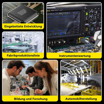 RIGOL DS1102Z-E Digitaloszilloskop, 2 Kanäle, 100MHz, 1Gsa/s, 24Mpts, 30000wfms/s, freie Trigger und