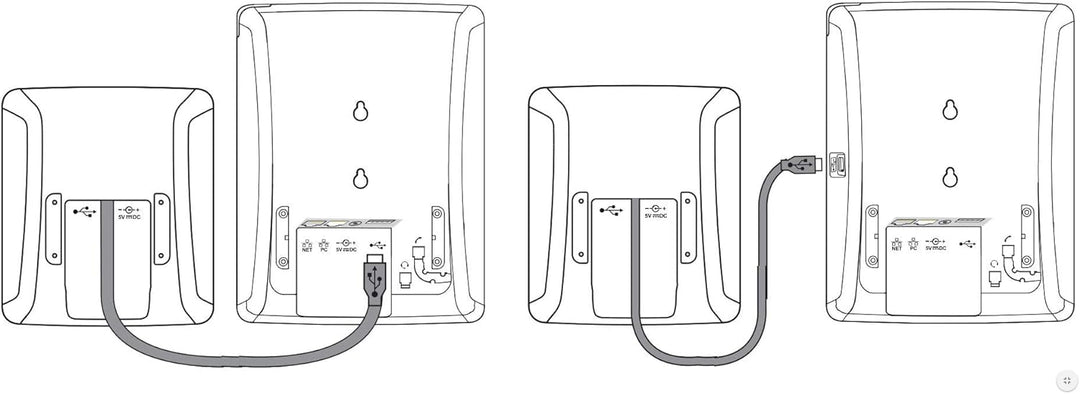 Snom D7 USB-Erweiterungsmodul für D7xx-Telefone (hochauflösendes Schwarz-Weiss-Display mit Hintergru