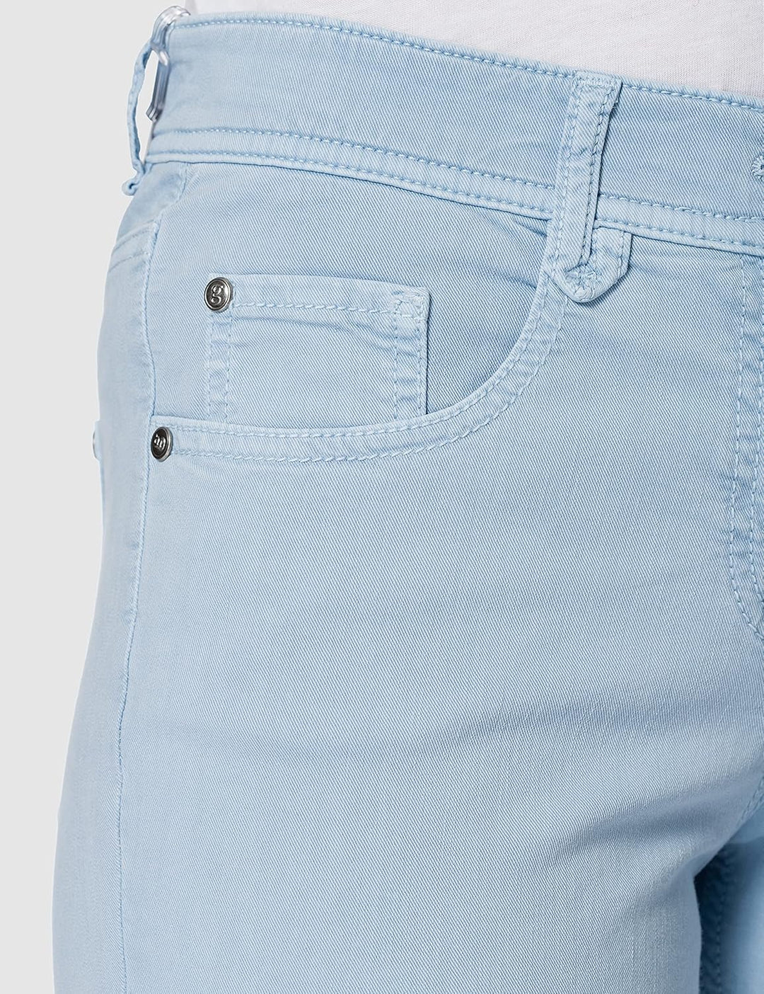 Atelier GARDEUR Damen Sommerhose 38 Slim Blau, 38 Slim Blau
