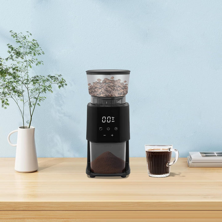 Kaffeemühle Mit 1,57 Zoll Kegelmahlwerk Elektrische Mühle Für Feines Und Grobes Kaffeepulver Mit Dig