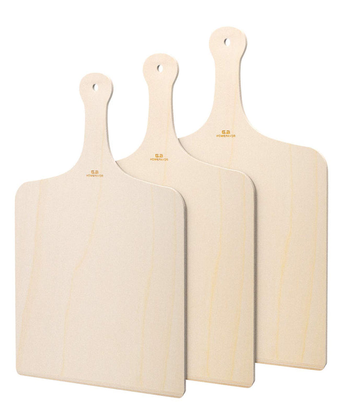 G.a HOMEFAVOR Pizzaschieber Holz, 42 x 30cm Pizzaschaufel Flammkuchenbrett Pizzabrett für Hausgemach