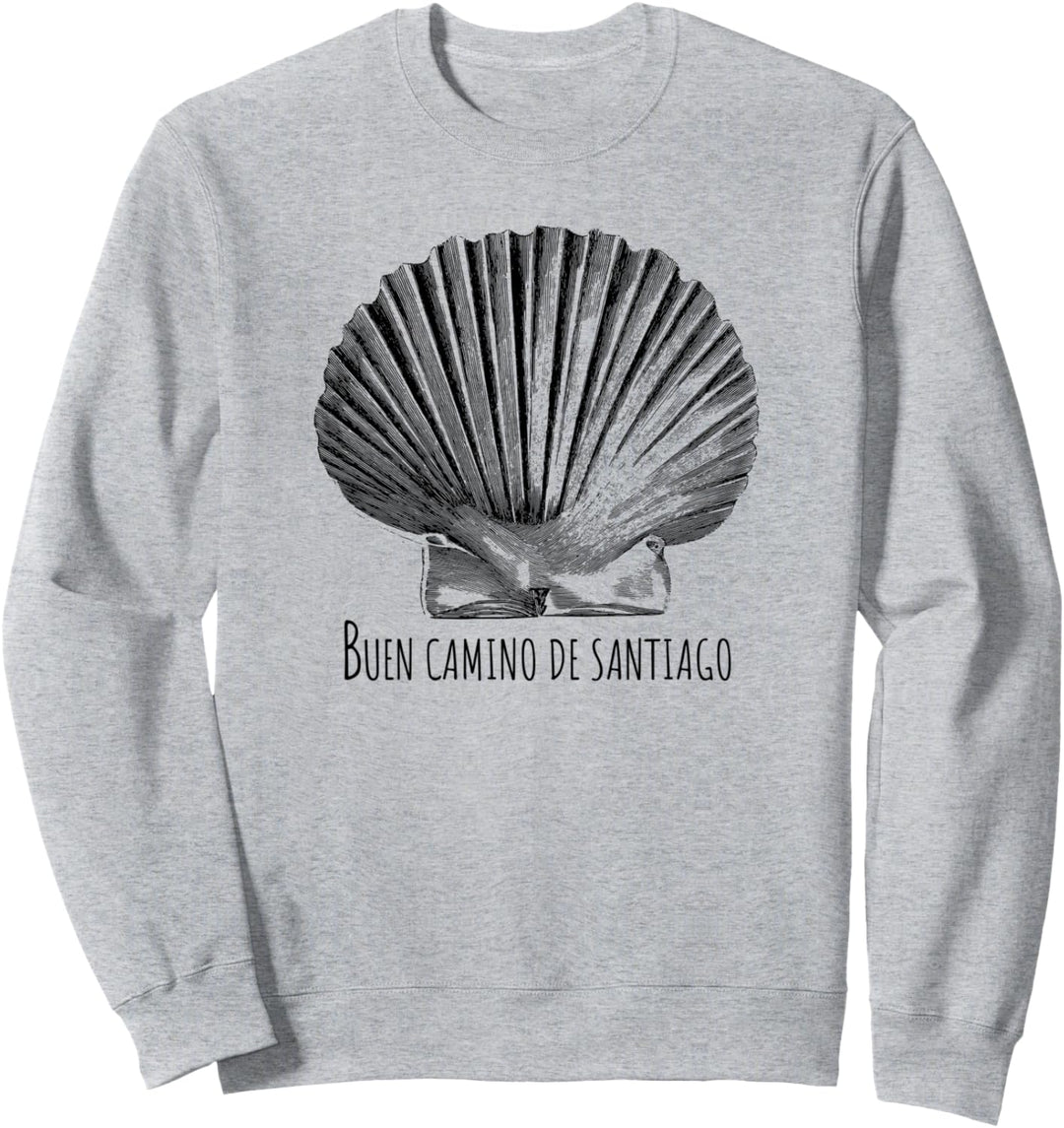 Pilgermuschel Jakobsmuschel Pilger Pilgern Jakobsweg Sweatshirt