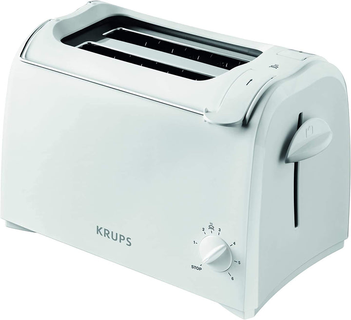 Krups KH1511 Toaster Aroma mit 6 Bräungssufen und 2 Toastschlitze, weiss A 1 -