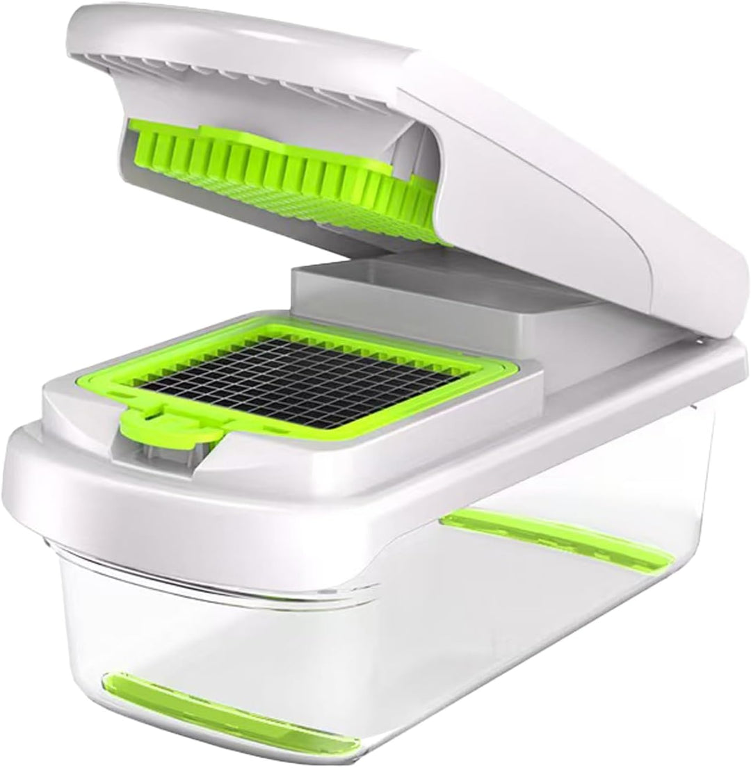 7-in-1 Gemüseschneider, Multifunktionaler Küchenschneider, Meal prep, Gemüsehobel mit 7 Klingen und