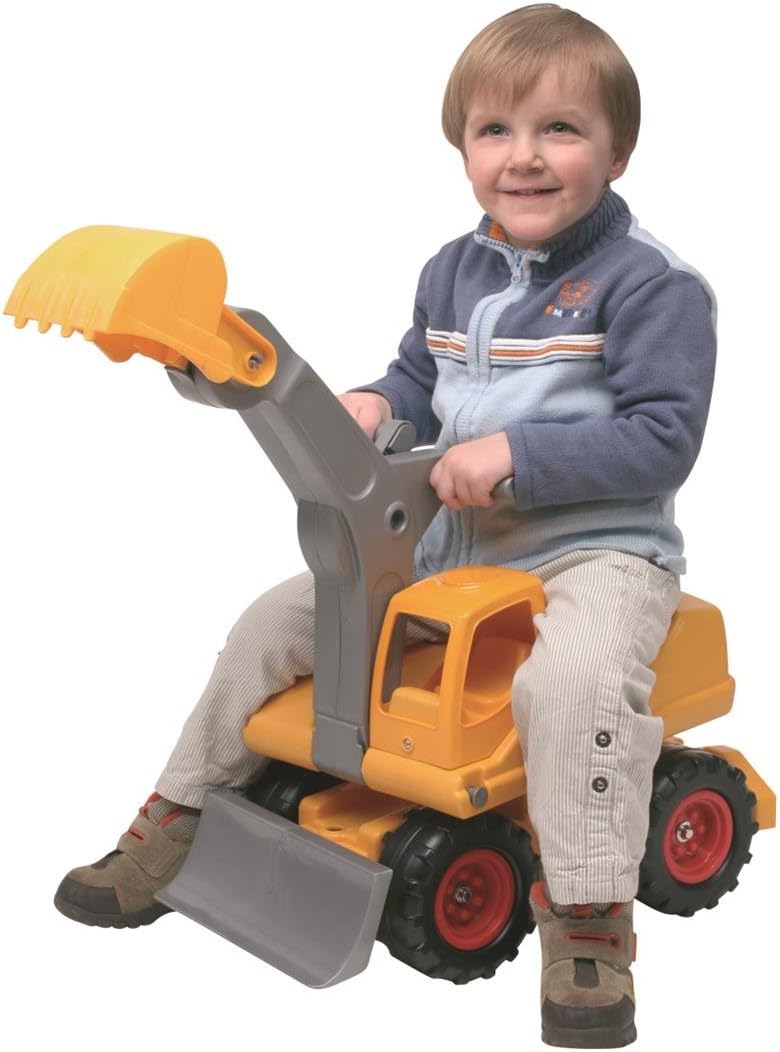 Wader Quality Toys Megabagger (Sitzbagger) Mehrfarbig, Mehrfarbig