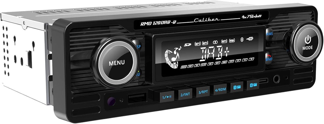 Caliber Audio Technology RMD120DAB-BT-B Autoradio Bluetooth®-Freisprecheinrichtung, inkl.