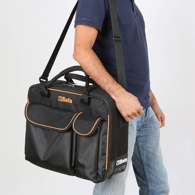 Beta BE 2107/C7 Werkzeugtasche aus High-Tech-Gewebe, Werkzeugkoffer (herausnehmbare Werkzeugpaneele