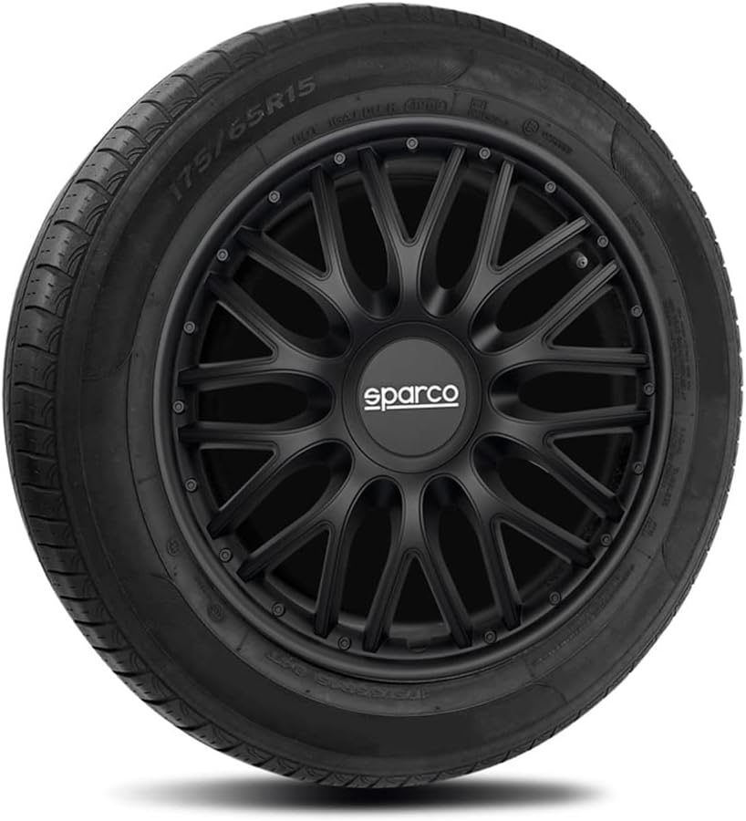 Sparco Satz Radzierblenden Roma 13-Zoll Schwarz