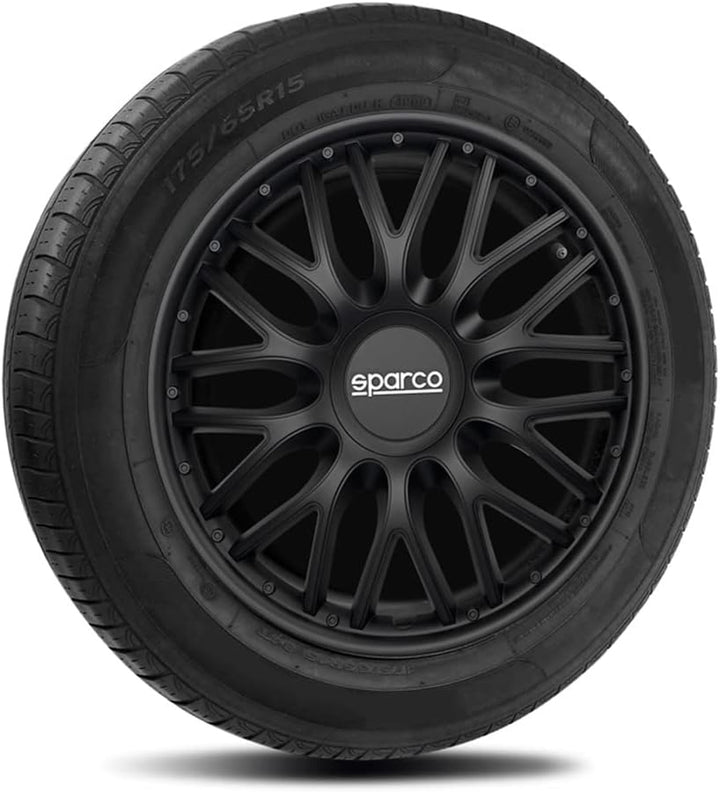 Sparco Satz Radzierblenden Roma 13-Zoll Schwarz