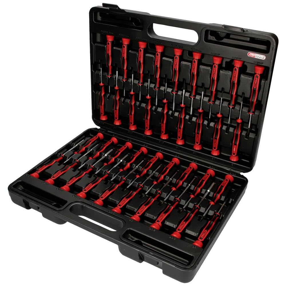 KS Tools 500.7150 Feinmechanik-Schraubendreher-Satz, 37-tlg.