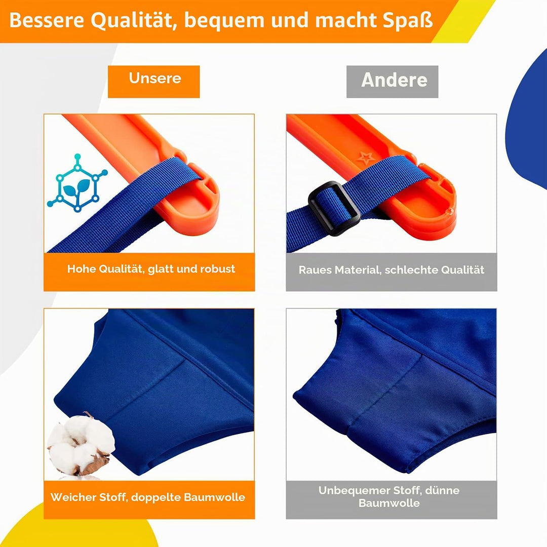FUNLIO Baby Türhopser mit Deckenhaken für 6–24 Monate, Baby Hüpfschaukel für Drinnen und Draussen, K