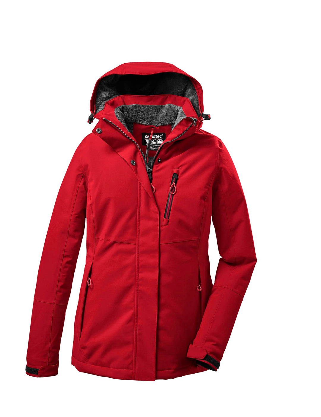 Killtec Damen Outdoorjacke Funktionsjacke mit abzippbarer Kapuze KOW 140 WMN Jckt wasserdicht, Windd
