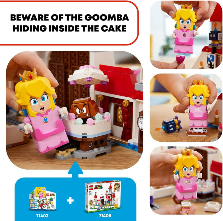 Lego Super Mario Pfirsich's Castle Erweiterungsset 71408, Spielspielzeug zum Zusammenbauen, Geschenk