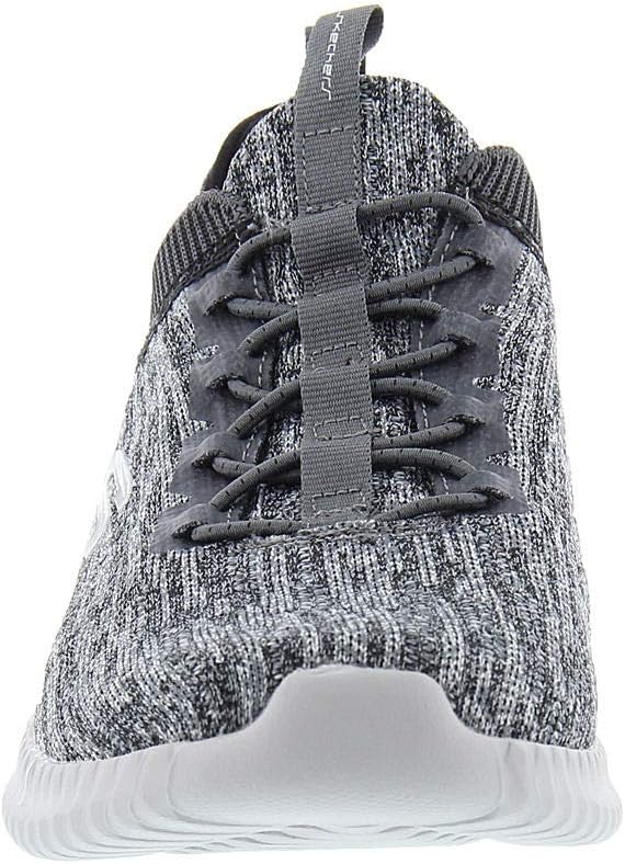 Skechers Herren Elite Flex Hartnell Halbschuhe 39.5 EU Gray Black Mesh Trim, 39.5 EU Gray Black Mesh