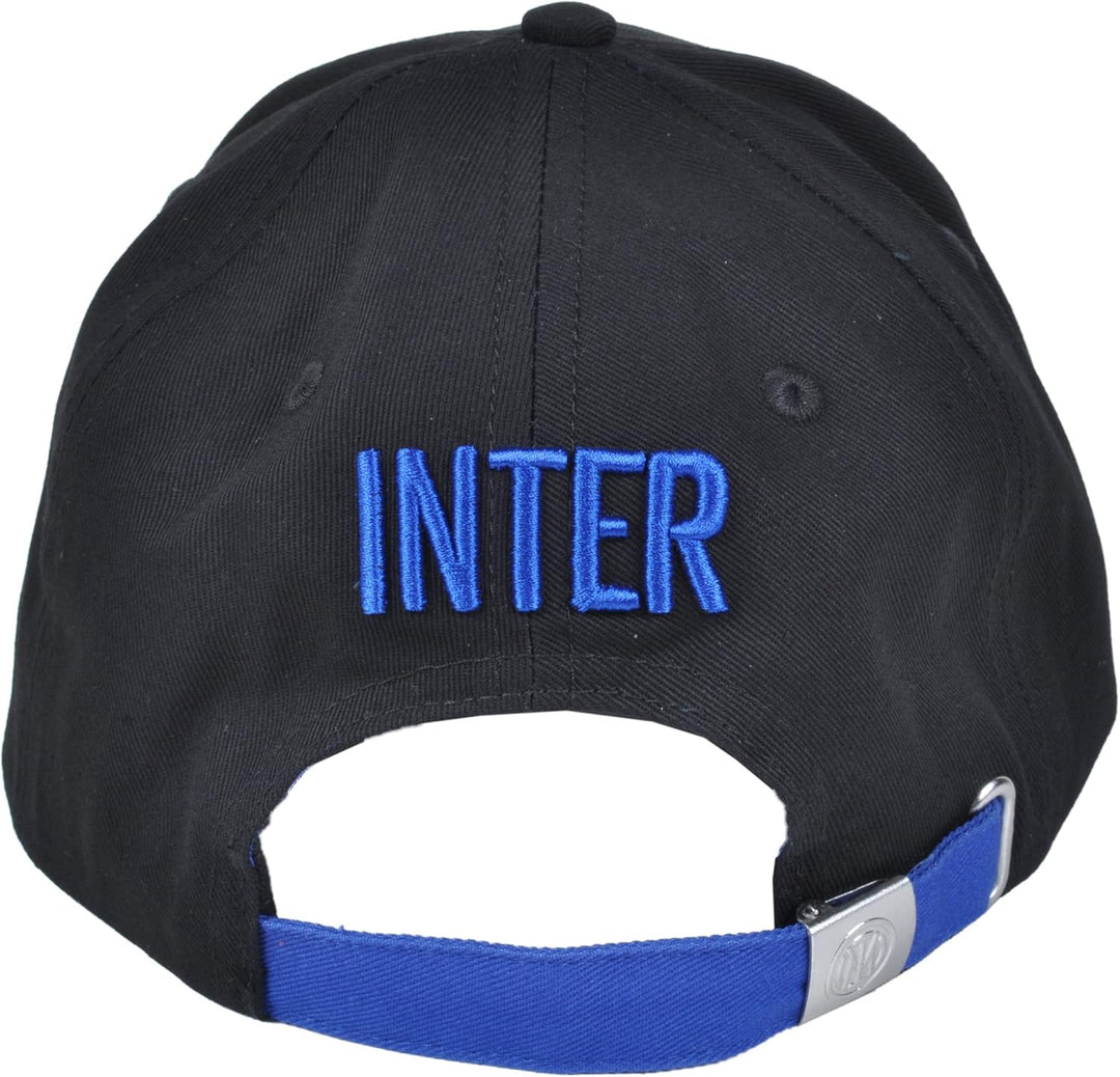 Inter Baseballmütze für Erwachsene, Schwarz, One Size