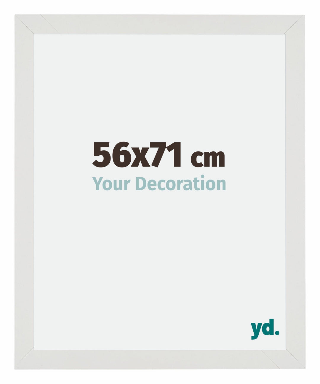 yd. Your Decoration - Bilderrahmen 56x71 cm - Bilderrahmen aus MDF mit Acrylglas - Antireflex - Ausg