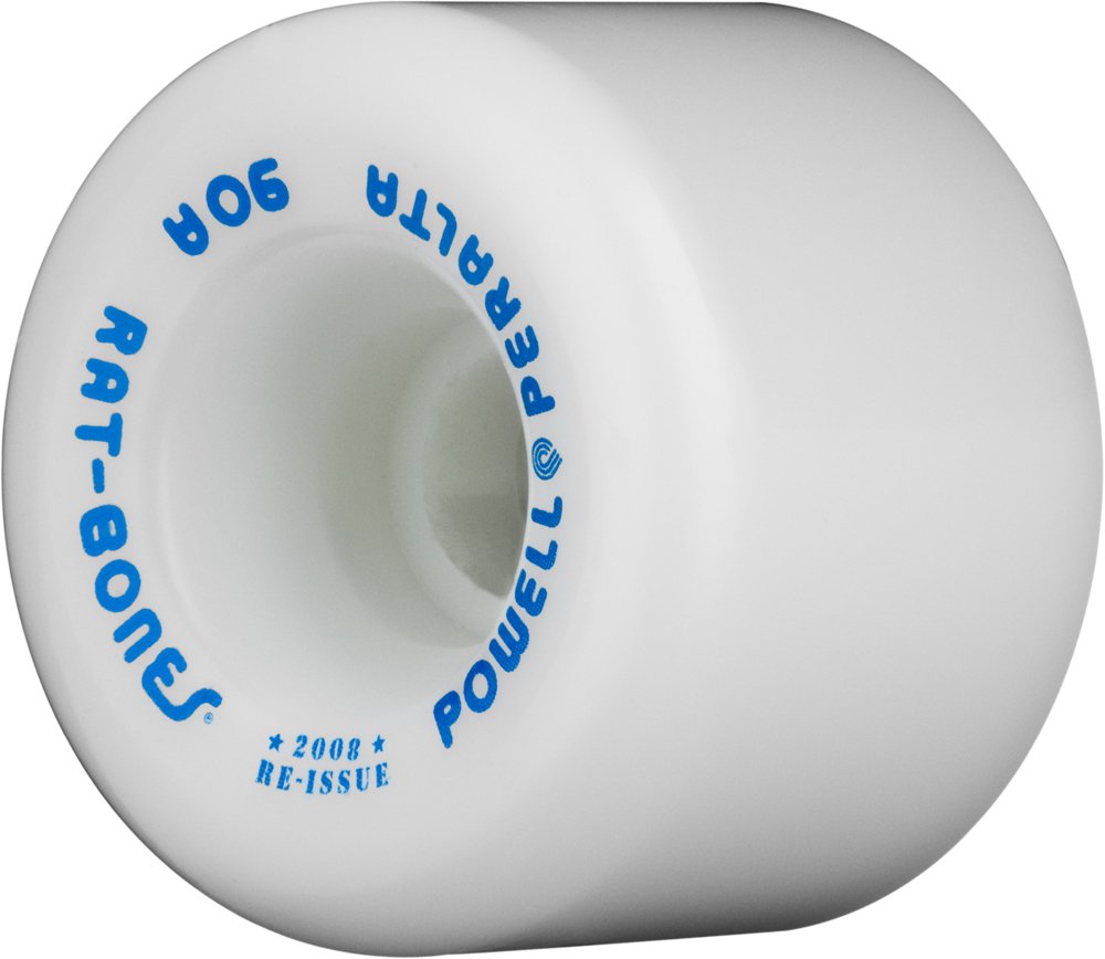 Powell Rat Bones Green (90a) 60mm Wheels (Set of 4) white, white