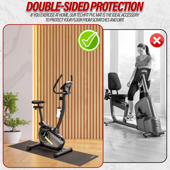 TechFit Bodenschutzmatte Fitness 173 x 61 x 0,6 cm, 173 x 61 x 0,6 cm