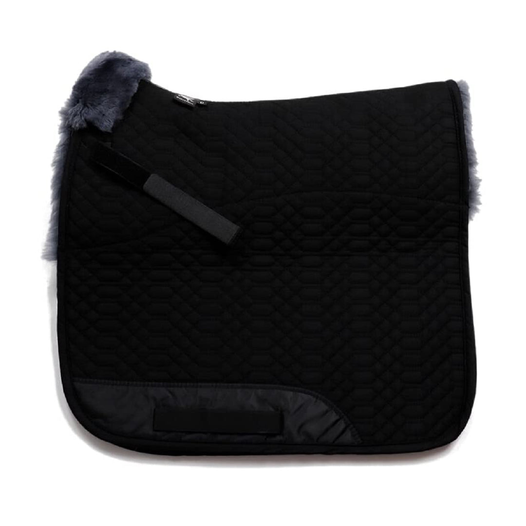 Engel Reitsport Lammfell Schabracke Half Lined SCHABRA1-VSS-SCH-ANT Steppstoff schwarz Fell anthrazi