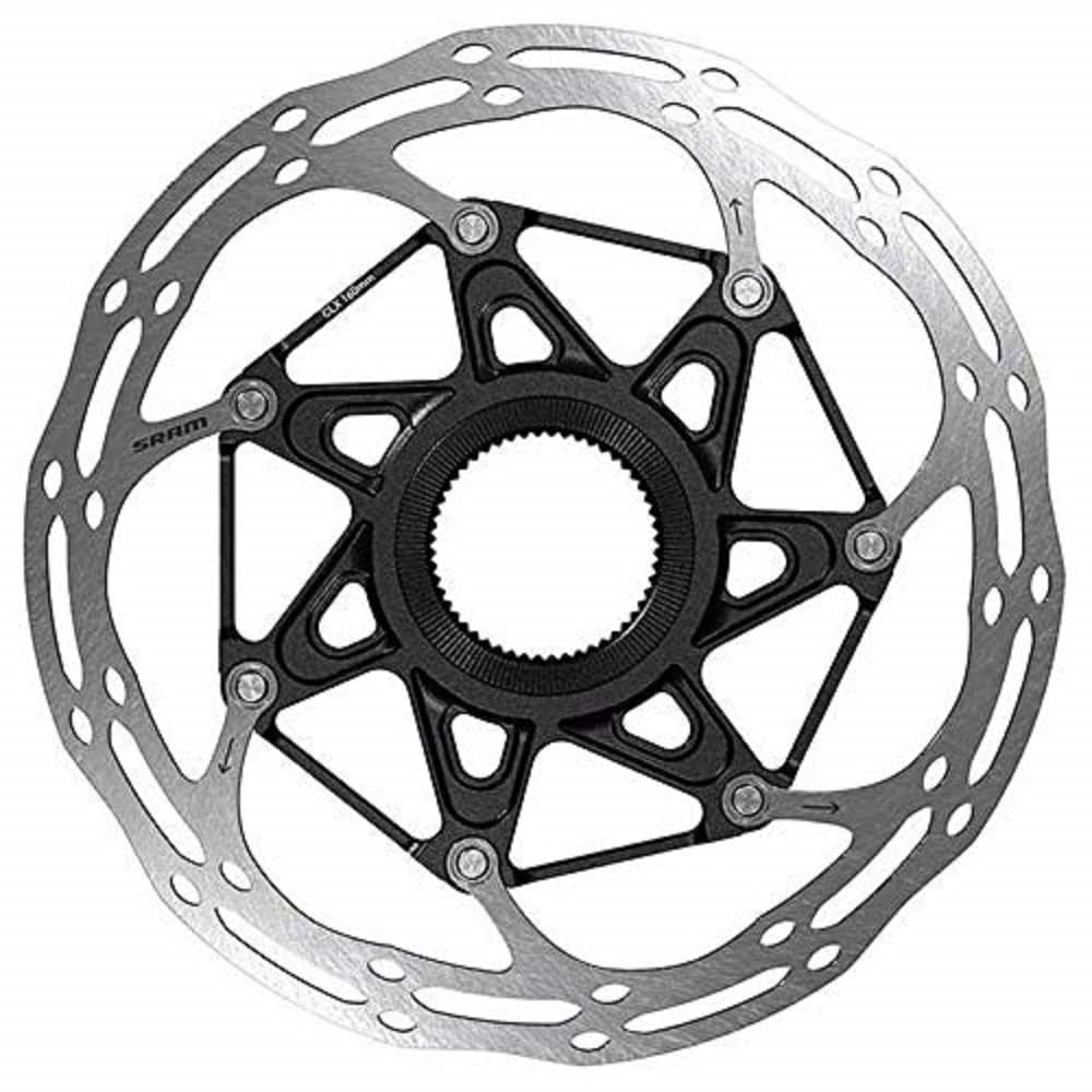 SRAM Rotor Centerline 2 Piece Centerlock Rounded Ø 180mm Schwarz, Ø 180mm Schwarz