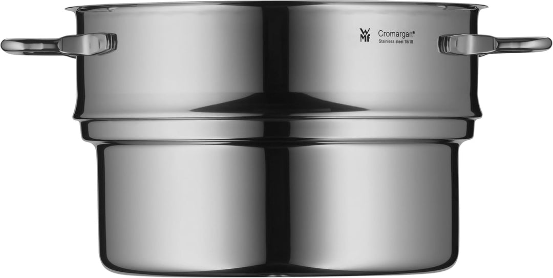 WMF Gemüse-/ Kartoffeldämpfer 20 cm, Dampfgarer Einsatz für Topf, Siebeinsatz für Töpfe, Cromargan E