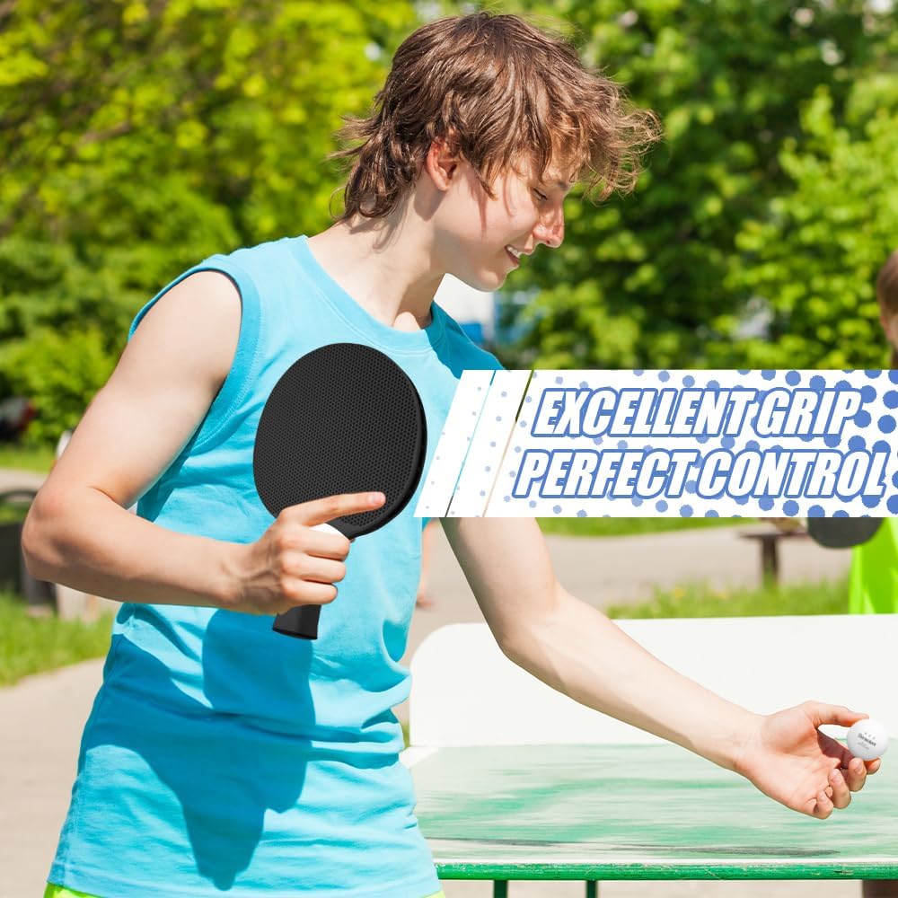 Senston Tischtennisschläger Set, Professionelles Tischtennis Set für 2-4 Spieler, Verbundgummi Tisch
