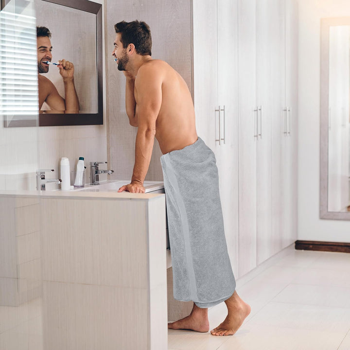 Utopia Towels - 2er Badetücher Gross aus Baumwolle mit Aufhänger, Saunatücher,Badehandtücher Gross,