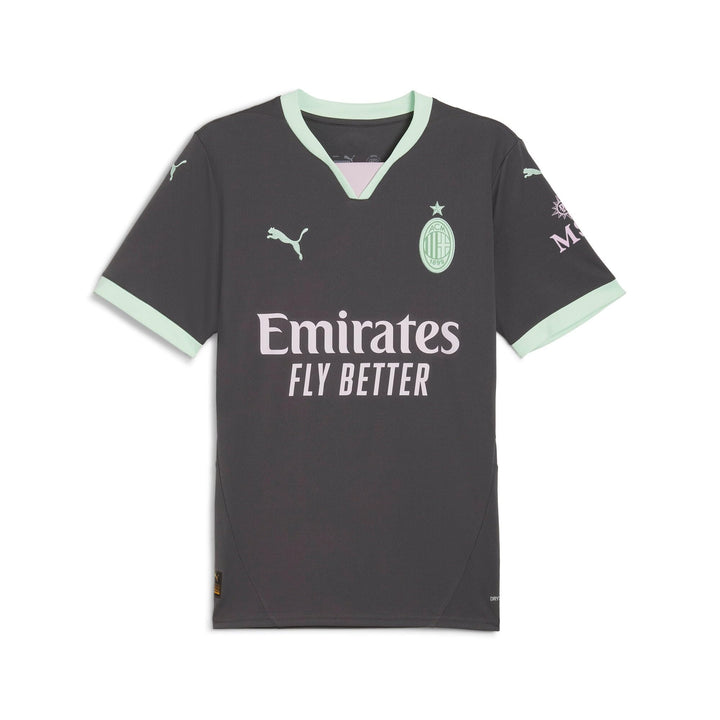 PUMA Herren AC Milan ftblCULTURE T-Shirt ┃Kurzarm-Fussballtrikot Herren XS Grau, Grün., XS Grau, Grü