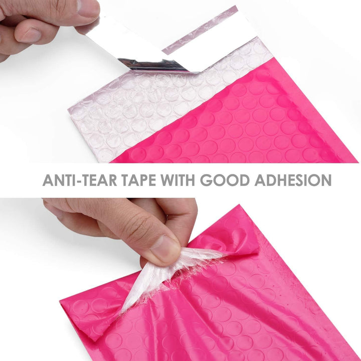 Switory 50pcs 10.2x17.7cm Versandtaschen, Gepolsterte Umschläge Bubble Lined Poly Mailer Selbstversi