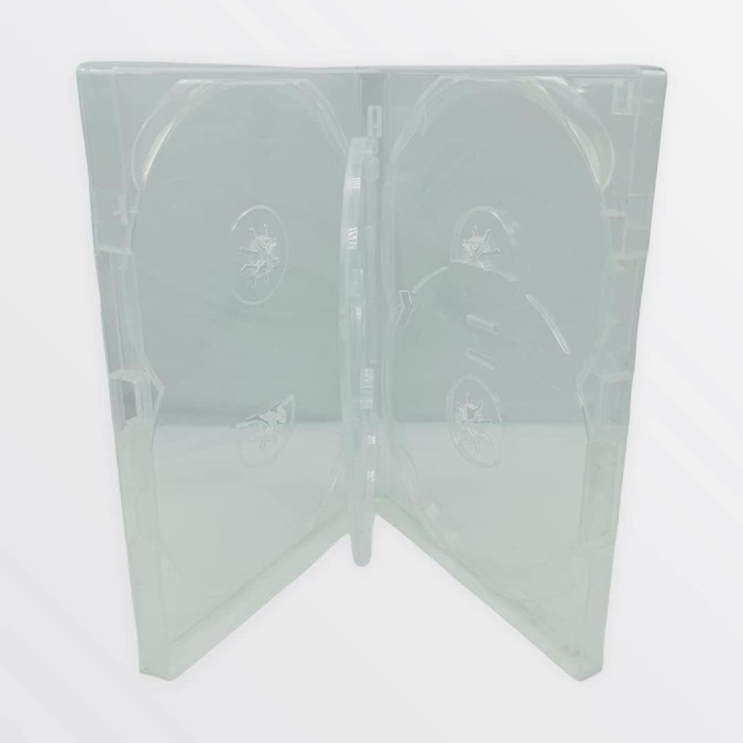 Amaray Dragon Trading DVD-Hülle für 6 CDs, transparent, Schaukeltablett, 20 cm hoch