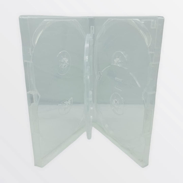 Amaray Dragon Trading DVD-Hülle für 6 CDs, transparent, Schaukeltablett, 20 cm hoch