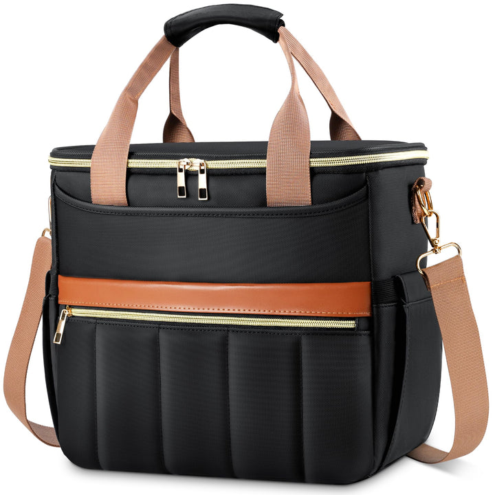 Kühltasche, Lunchtasche mit Weiter Öffnung, Grosse Auslaufsichere Lunch Bag Damen Herren mit Mehrere