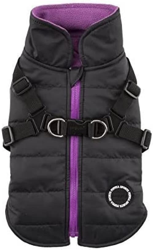 Puppia Hochwertiger Hundemantel für kleine Hunde und mittelgrosse Hunde - wasserdicht und mit Fleece