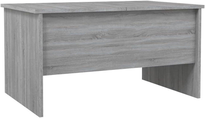 WIFESE Couchtisch Höhenverstellbar 80x50x42,5 cm Beistelltisch Holz Wohnzimmertisch Modern Stilvolle