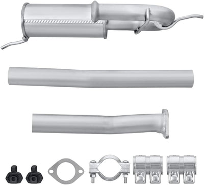 HELLA 8LC 366 025-511 Mittelschalldämpfer - Easy2Fit Kit - mitte - dreiteilig - Set mit Anbauteilen