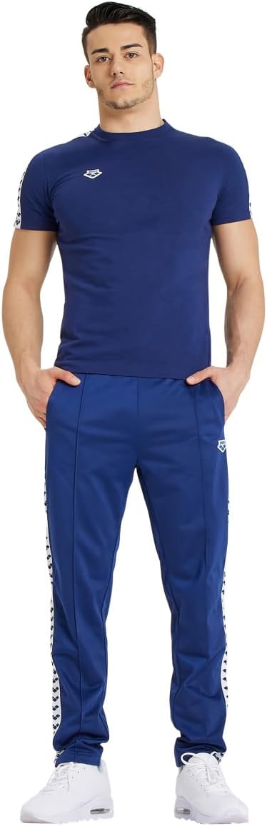 ARENA Unisex Herren Team T-Shirt, Marineblau/Weiss/Marineblau, X-Small