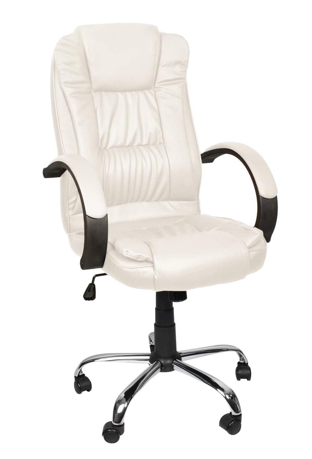MALATEC Bequeme Bürostuhl Chefsessel Drehstuhl Ergonomischer Schreibtischstuhl mit Kunstlederbezug S
