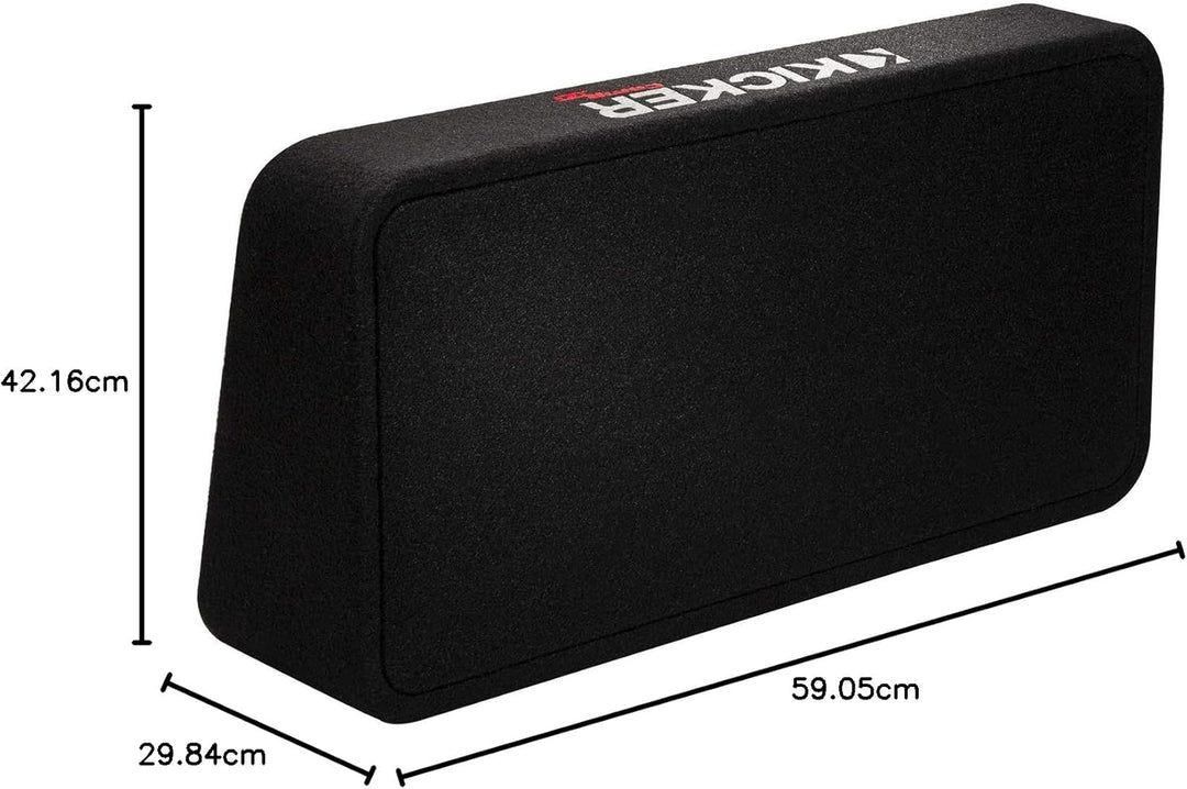 KICKER TCompRT102 (TCWRT102-48) - 25 cm Passiv Subwoofer mit 800 Watt (RMS: 400 Watt)