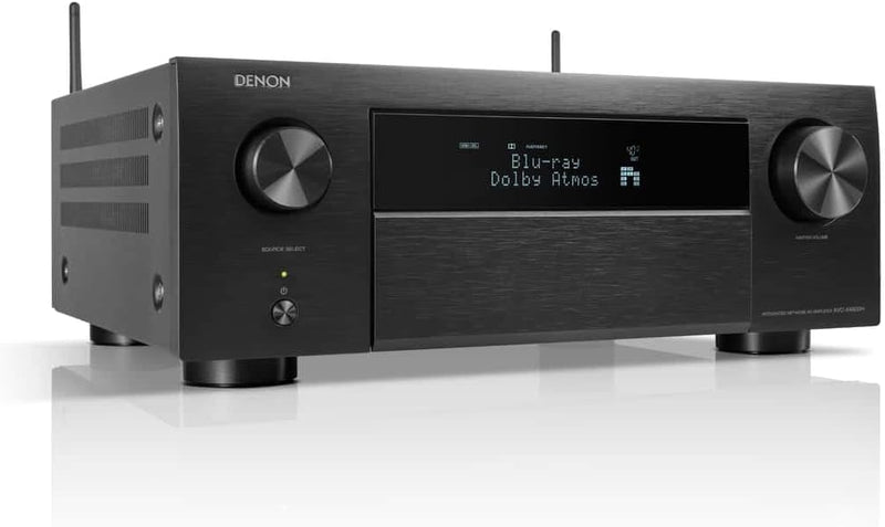 Denon AVC-X4800H 9.4-Kanal AV-Receiver, Verstärker mit Auro-3D, Dolby Atmos, DTS:X,6 "8K-Eingängen u