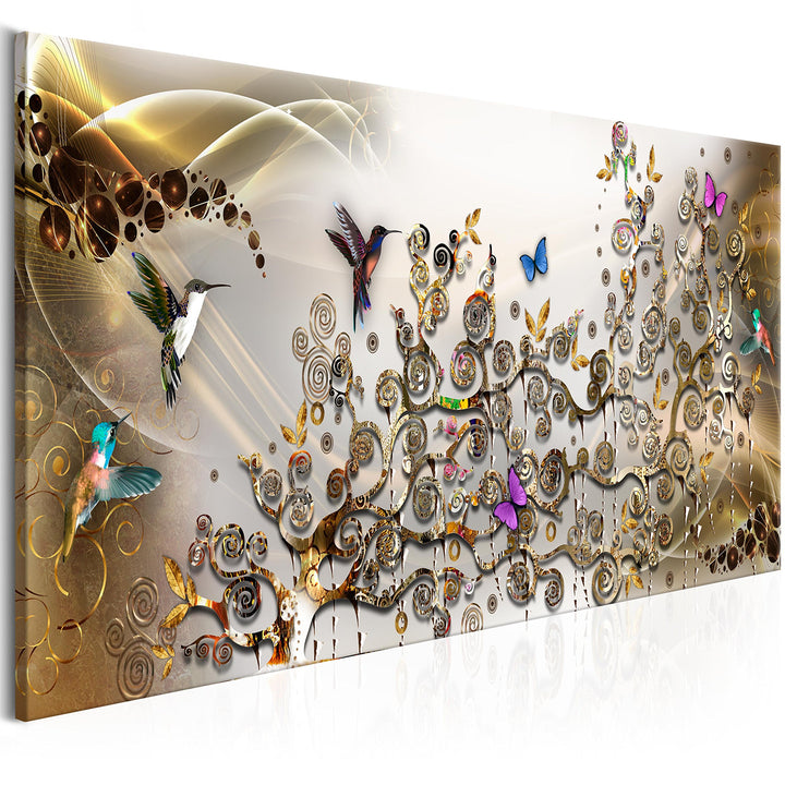 murando - Bilder a'la Gustav Klimt 120x40 cm Vlies Leinwandbild 1 tlg Kunstdruck modern Wandbilder X