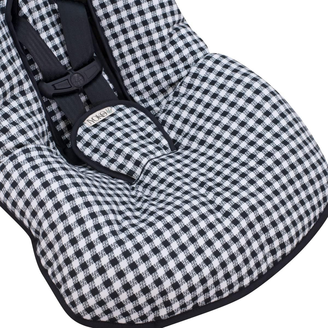 JYOKO KIDS Abdecken Gepolsterte Universal für Babyschale (VICHY), VICHY