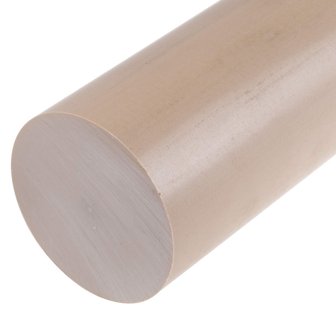 RS PRO PEEK-Rundstab, PEEK Beige 1.32g/cm³, Ø 80mm x 300mm