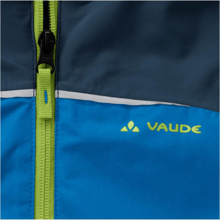 VAUDE Kids Turaco Jacket II - Regenjacke Kinder 110-116 radiate/green, 110-116 radiate/green